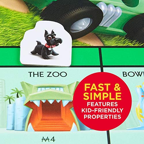 Monopoly Junior Board Game for 4 Players, Ages 5 and up (Amazon Exclusive)
