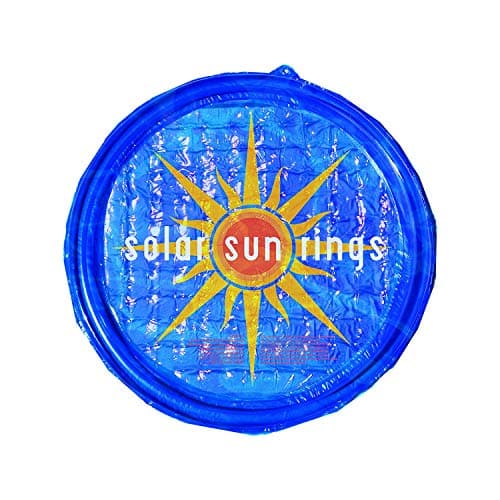 Solar Sun Rings UV Resistant Above Ground Inground Swimming Pool Hot Tub Spa Heating Accessory Circular Heater Solar Cover, SSRA, Sunburst (6 Pack)