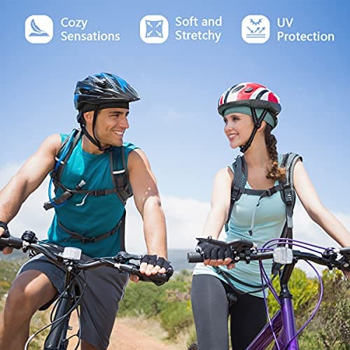 Skull Cap Helmet Liner Beanie, Cooling Mesh Cycling Running Hat for Men Women, Fits Under Helmets