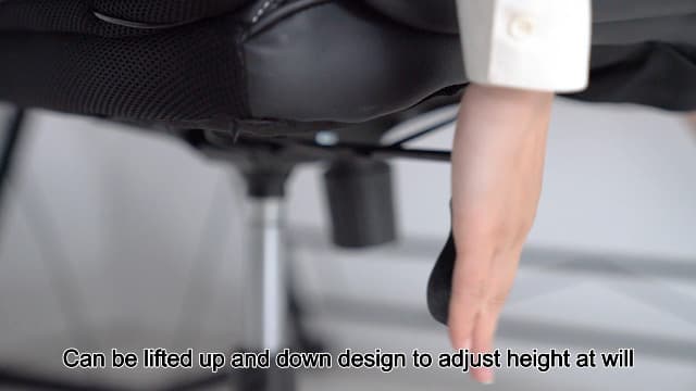 BestMassage Big and Tall Office Chair 500lbs Wide Seat Ergonomic Desk Chair with Lumbar Support Arms High Back PU Leather Executive Task Computer Chair for Heavy People Women,Black