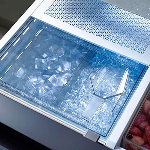 Samsung 24 Cu. Ft. Bespoke Counter Depth 3-Door French Door Refrigerator with AutoFill Water Pitcher, Stainless Steel, RF24BB6200QLAA
