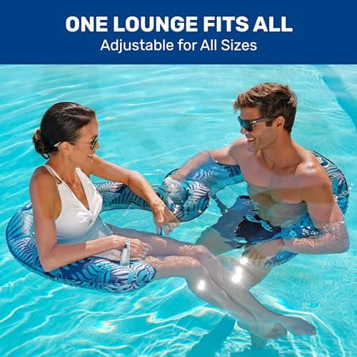 Aqua Inflatable Pool Noodles – Pool Noodle Chairs – Mutiple Colors/Styles – for Adults and Kids Floating