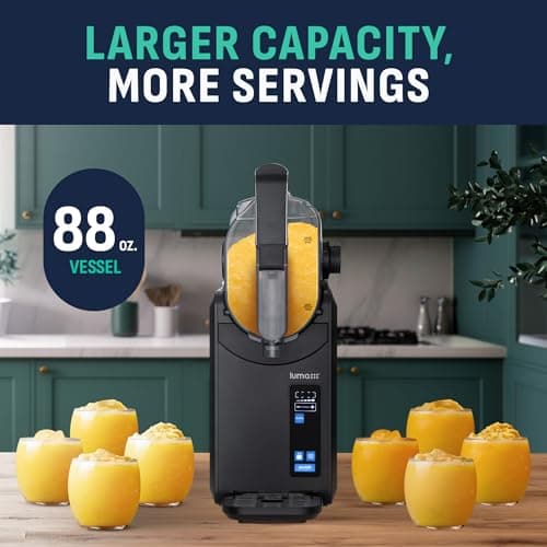 Luma Comfort Clear Ice Cube Maker Machine | First Cubes in 15 Minutes, 40 lbs. of Ice in 24 Hours | Countertop Portable Design in Stainless Steel