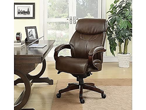 La-Z-Boy Bradley Bonded Leather Executive Chair (Roasted Chestnut)