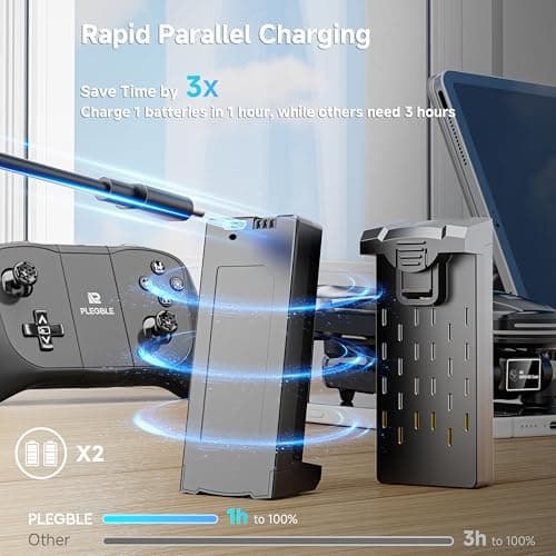 Drone with Camera 4K for Kids Adults, Brushless Motor Mini Foldable RC Drones with Propeller Guards for Beginners, One Key Take Off/Land, Voice Control, Anti-Lost Alarm, Gift Toys for Men Boys