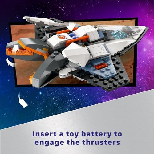 LEGO City Interstellar Spaceship Toy for Kids, Creative Play Space Building Set with Spacecraft Model, Drone, and Astronaut Figure, Building Toy for Boys, Girls and Kids Ages 6 and Up, 60430 B0CGY4H58S