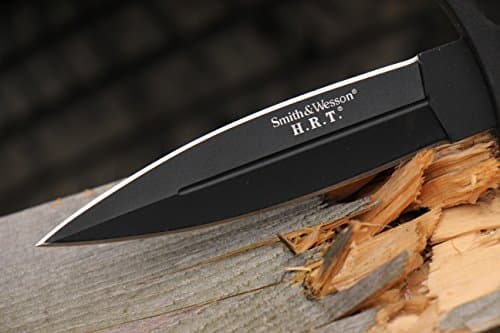 Smith & Wesson 9" H.R.T Double Edged Boot Knife with High Carbon Stainless Steel Blade