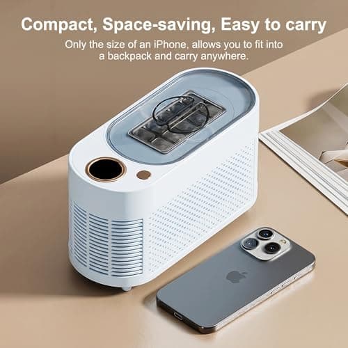Portable Ice Maker, 12V DC Mini Car Ice Maker, Makes 10 Cubes in 15-20 Mins, with Cigarette Lighter for Trips, Camping,(Adapter Needs Separate Buy 5.5x2.1mm F to 5.5x2.5mm M Converter) (Blue)