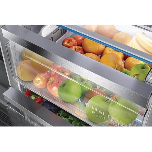 Frigidaire Professional 36 in. 22.3 cu. ft. Counter Depth Side-by-Side Refrigerator in Stainless Steel with CrispSeal Technology