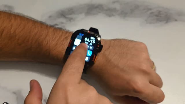 Military Smartwatch for Men, LED Flashlight Bluetooth Call IP68 Waterproof Heart Rate Blood Oxygen Sleep Tracker Fitness Pedometer Android iOS Compatible - Ideal for Hunting Hiking Extreme Sports