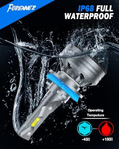 9005/HB3 H11/H9/H8 Light Bulbs Combo, 110000LM 1400% Ultra-Bright 6500K White, 1:1 Size Easy Install, HB3 H9 H8 Fog Light Bulbs with 22,000 RPM Fan CANbus Ready, Back Up Light Assemblies Pack of 2