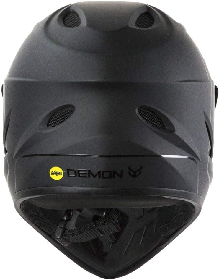 DEMON UNITED Podium Full Face Mountain Bike Helmet Black Includes MIPS Technology