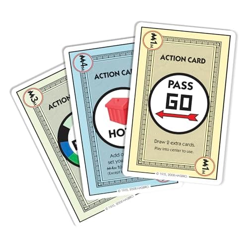 Monopoly Deal Card Game | Quick-Playing Card Game | Fun Games for Families and Kids | Ages 8 and Up | 2 to 5 Players | 15 Mins. | Travel Games