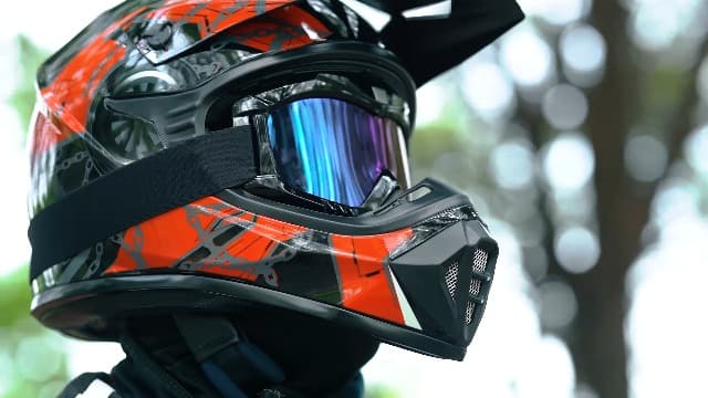 ILM Adult Dirt Bike Helmets Motocross ATV Dirtbike BMX MX Offroad Full Face Motorcycle Helmet, DOT Approved Model 128S (Matte Black, Adult-L)
