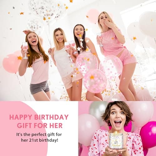 Unique 21st Birthday Decorations & Gifts for Her: Funny Ideas for Friends, Sisters, Daughters Turning 21 B0D2D9RZ51