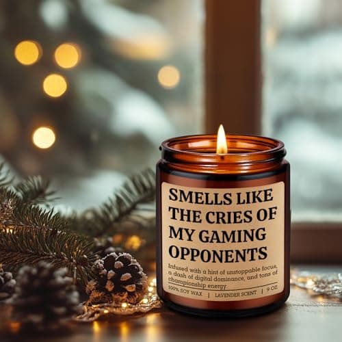 Gamer Gifts for Video Game Lover, Cool Christmas, Birthday Gifts for Gamer Boyfriend, Son, Husband, Dad, Girl, Gaming Stuff LEADO Video Game Candle - Gifts for Gamers Men, Gaming Gifts for Women, Boy B0FY1HKB8B