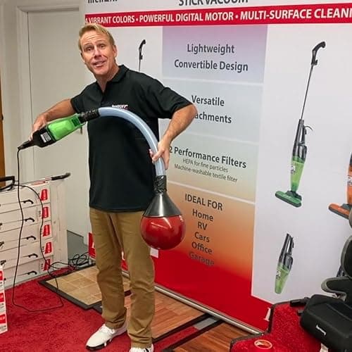 Berghoff Merlin All-in-ONE Corded Vacuum Cleaner with Tools Orange