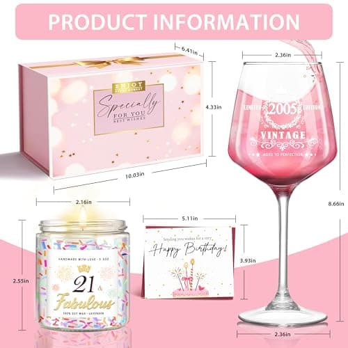 Unique 21st Birthday Decorations & Gifts for Her: Funny Ideas for Friends, Sisters, Daughters Turning 21 B0D2D9RZ51