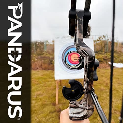 Compound Bow Set 15-45lbs for Pull Beginner and Teens Right Handed Adjustable 18"-29" Draw Length, 320 FPS Speed, Hunting Bow Archery Set New 2024