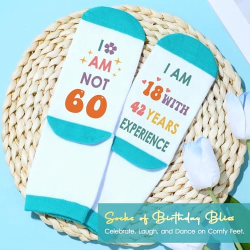 60th Birthday Gifts for Women 60 Year Old Birthday Gifts for Women Cool 1965 Gift for 60 Year Old Woman Fabulous Gift Ideas for Woman in Their 60s Happy 60th Bday Decorations with Tumbler Tote Bag