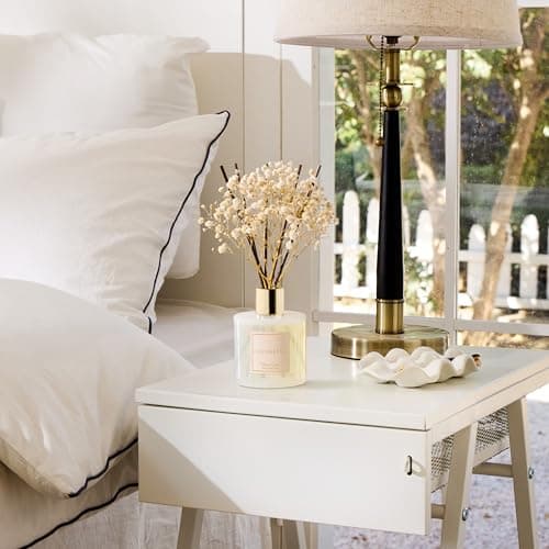 Cocorrína Reed Diffuser Set, Clean Linen 6.7 fl oz Scented Diffuser with Sticks Home Fragrance Reed Diffuser for Bathroom Shelf Décor B0B24QJ217