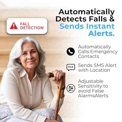 Seculife Smartwatch: Medical Alert Bracelet with GPS Tracker, Fall Detection Smart Watch, 2 Way Calling, SOS Button, Medical Watch, Emergency Device for Seniors, Life Alert System, Elderly Monitoring