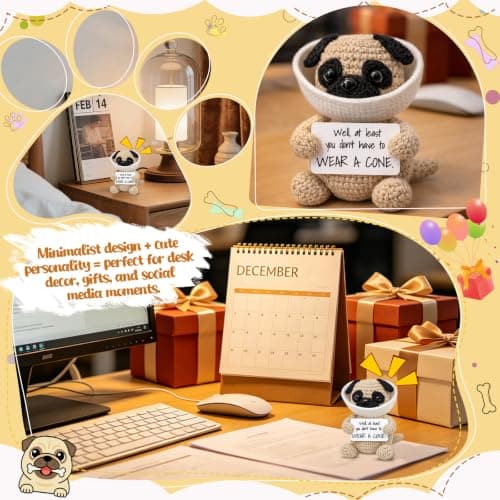 Funny Get Well Soon Gift – Surgery Recovery & Feel Better Gift for Women Men, Cute Encouragement Desk Decor for Friend Coworker Her Him B0GZ3Y9FJP