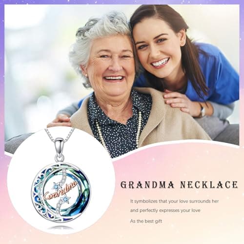 925 Sterling Silver Necklace Gifts for Women Crystal/Opal Jewelry Pendant Christmas Birthday Gift B0F3H4W55B