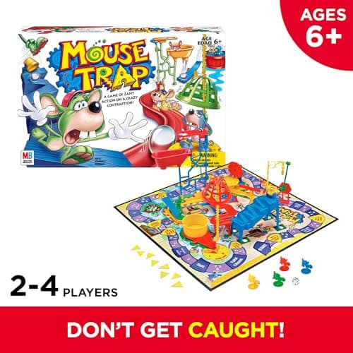 Mouse Trap Board Game For Kids Ages 6 and Up (Amazon Exclusive)