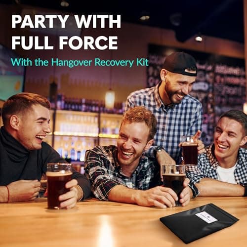 5 Pre-Filled After Party Kits for Bachelor Party Favors, 21st Birthday Gift, Wedding Favors, Guys Trips, Cruises & Celebrations | 9 Piece After Party Supplies & Bag (5 Kits) B0G4HFYVZH