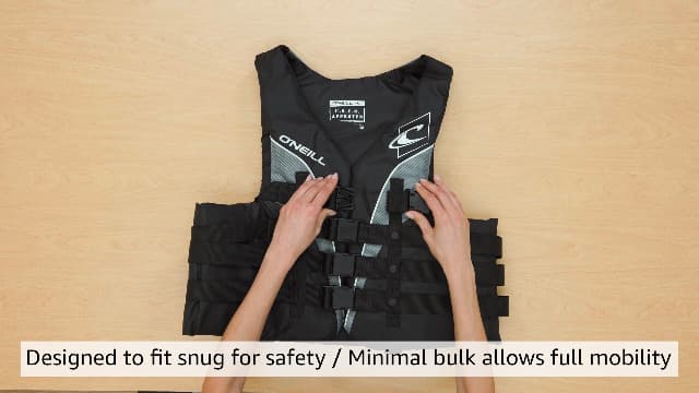 O’Neill Men’s SuperLite USCG Approved Life Vest – Lightweight Men’s Life Jacket for Boating, Wakeboarding, Waterskiing & Your Favorite Water Activities