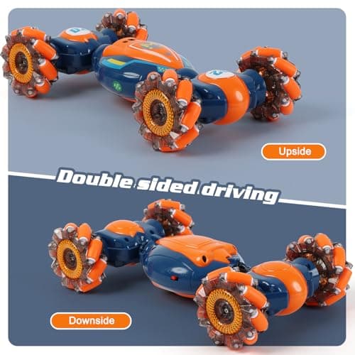 Gesture Sensing RC Stunt Car - Boys Girls Toys Age 6-8-12, 4WD Hand Controlled Remote Control Twist Car with Light & Music,Cool Birthday presents and Ideas Gifts for Kids Age 6 7 8 9 10 11 12 YearsOld B0CT8KCNBD
