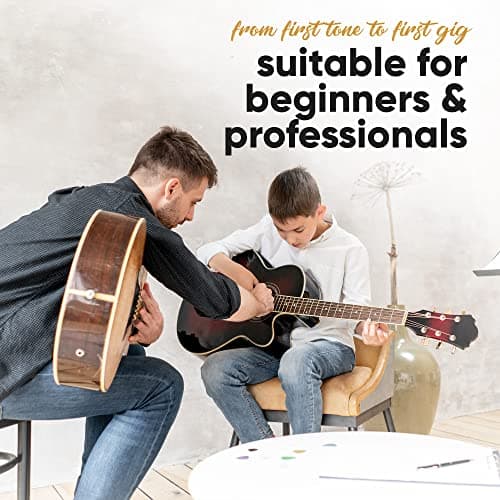 HAVENDI® Guitar Strings I Acoustic guitar strings with Phosphor Bronze Coating I Brilliant Sound Quality I Includes 3 Picks