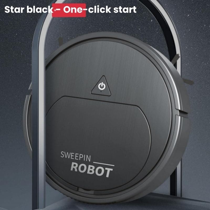 Robot Vacuum Cleaner, One-Touch Start, Slim Design, Rechargeable Robot Vacuum and Mop, Pet Hair Specialist Robot Vacuum.Suitable for Cleaning Paper Scraps, Pet Hair and Hard Floors.