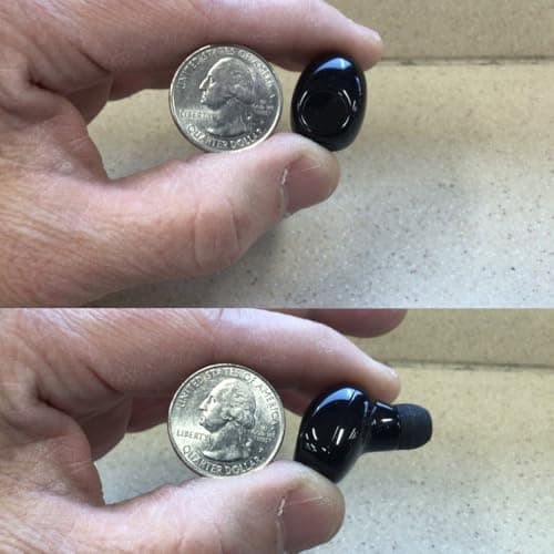 NVAHVA Bluetooth Earbud 10 Hrs Playtime, Single Wireless Earphone, Mini Hands-Free Mic Car Headphone, Truck Drivers Headset, Cell Phone Bluetooth Earpiece for iOS Android Smart Phones PC TV Audiobook