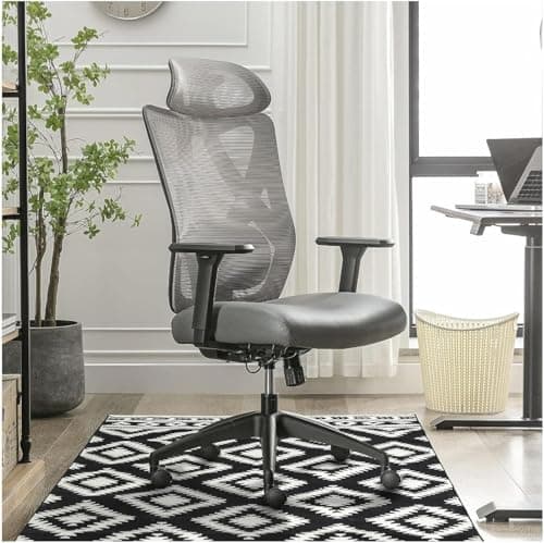 SitTrue Ridgefield Ergonomic Mesh/Vegan Leather High-Back Task
