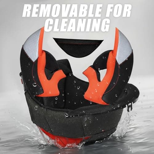 CYRIL Full Face Motorcycle Helmet DOT Approved for Adults Men Women, Motorbike Street Bike Racing Helmet with Tinted & Extra Clear Tool-Free Swappable Visors, Includes Storage Bag