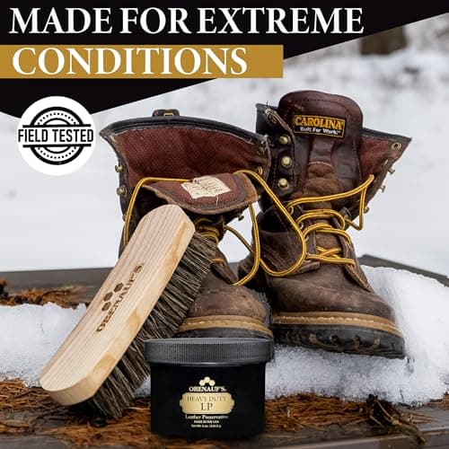 Obenauf's Heavy Duty LP Leather Conditioner Natural Oil Beeswax Formula (8oz)