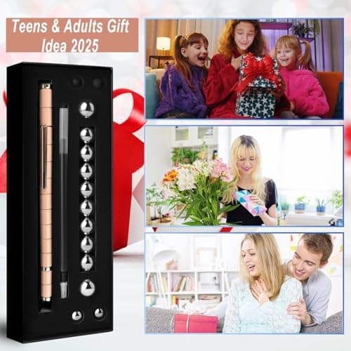 Fidget Gel Pen Teens Girls Gifts Idea - Cool Gadget for 13+ Year Old Girls Birthday Christmas Stocking Stuffer Graduation Back to School Valentine Gift, Fun Decompression Pen for Writing & Fidgeting