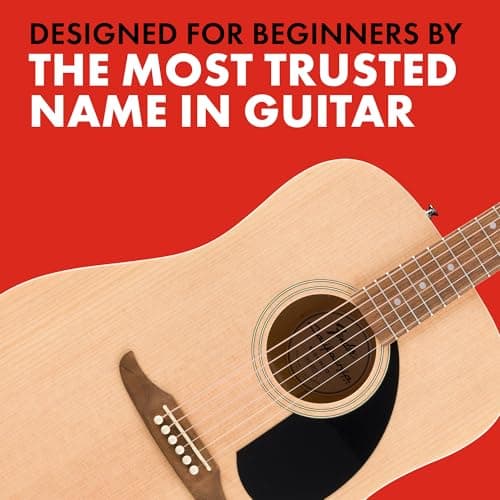 Fender California Debut Redondo Series Acoustic Guitar, Beginner Guitar, 2-Year Warranty, Natural