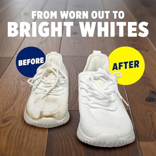 OxiClean White Revive Whitener & Stain Remover Liquid Additive, Water-Activated Oxygen Bleach for Laundry, 45 fl oz