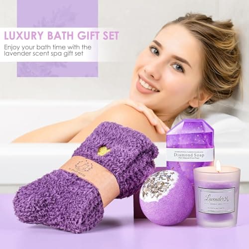 Christmas Gifts for Women, Unique Birthday, Valentines, Galentines, Mothers Day Gift for Women, Mom Her, Wife, Teacher, Best Friend, Girlfriend, Sister, Coworker (Lavender)