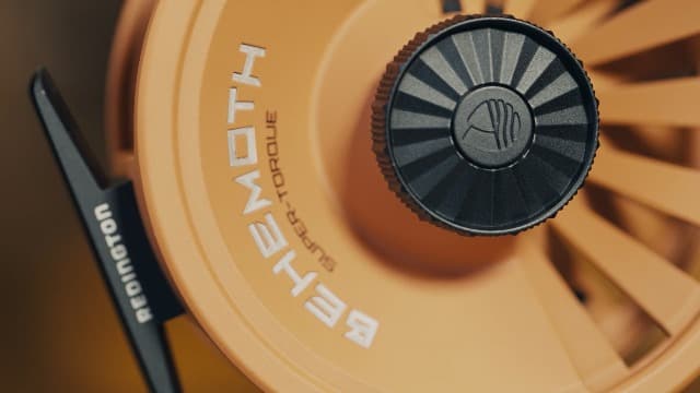 Redington Behemoth Fly Reel – Heavy-Duty Carbon Drag, Large Arbor, Die-Cast Frame & Deep V-Spool – Freshwater & Saltwater Fly Fishing Reel for Trout, Bass, Salmon & Big Game – 5/6 to 11/12 Weights