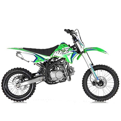 HHH DB X18 125CC Dirtbike Apollo RFZ Racing Gas Dirt Bike with Twin Spare Heave Duty Steel Frame Big Tires 17/14 inch 4 Speed Dirtbike for Youth Adult Vitacci Dirtbike