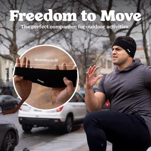 Good Bands Winter Fleece Ear Warmer Headband for Men and Women - Unisex ear muffs - Gear for Cold Weather – Perfect Head Bands for Ski, Cycling, and Running