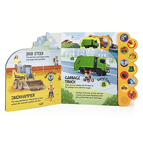 Dig It! Dump It! Build It! 10-Button Sound Book for Little Construction Lovers, Ages 2-7 1646385977