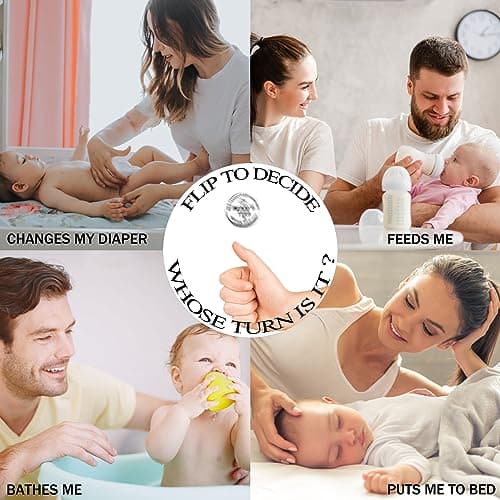 Funny Baby Gift New Parents Decision Gift,Pregnancy Gifts New Dad Mom Gifts,New Parents Gifts for Couples Halloween Thanksgiving for First Time to be Moms Dads Daddy Mummy Double Sided