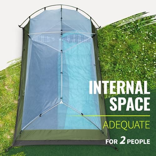 Forceatt Tent for 2 and 3 Person is Waterproof and Windproof, Camping Tent for 3 to 4 Seasons,Lightweight Aluminum Pole Backpacking Tent Can be Set Up Quickly,Great for Hiking