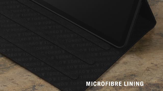 TORRO Case Compatible with iPad Pro 13” (2025/2024) – Premium Leather iPad Pro 13” M5 / M4 Case with Stand Function, Apple Pencil Connectivity and Wake/Sleep Function (Dark Brown)