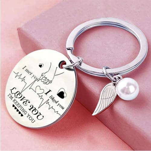 Mother Keyring - Mother's Day Gifts from Daughter Son for Mom Birthday Valentine's Day Christmas Gifts Mom Keychain